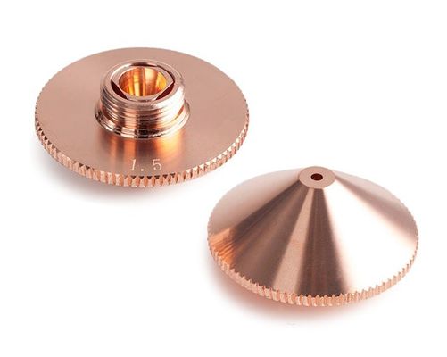 লেজার কাটিং নজল ক্যালিবার 0.8mm-7.0mm স্প্রে কপার অগ্রভাগ টাইপ করুন
