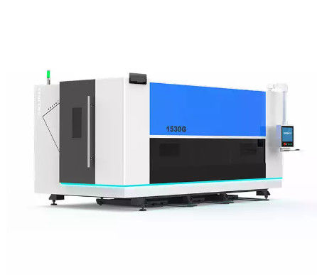 একক টেবিল সহ 2000W / 3000W CNC ফাইবার লেজার কাটার মেশিন